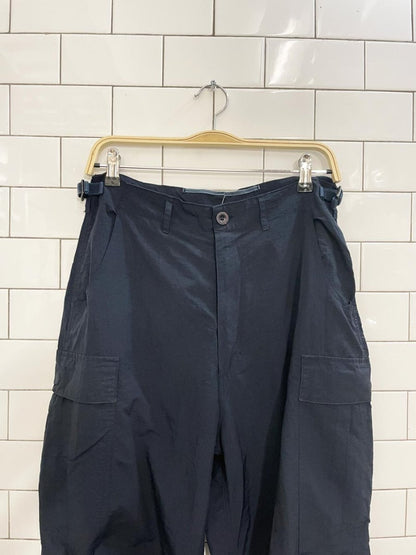 vintage 90s rave clench nylon cargo parachute pants - good market thrift store