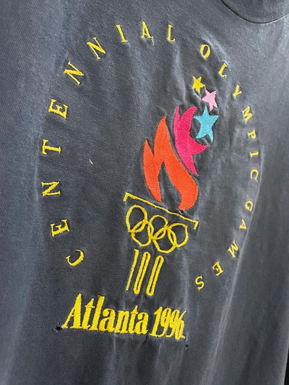 vintage atlanta 1996 games embroidered tee - good market thrift store