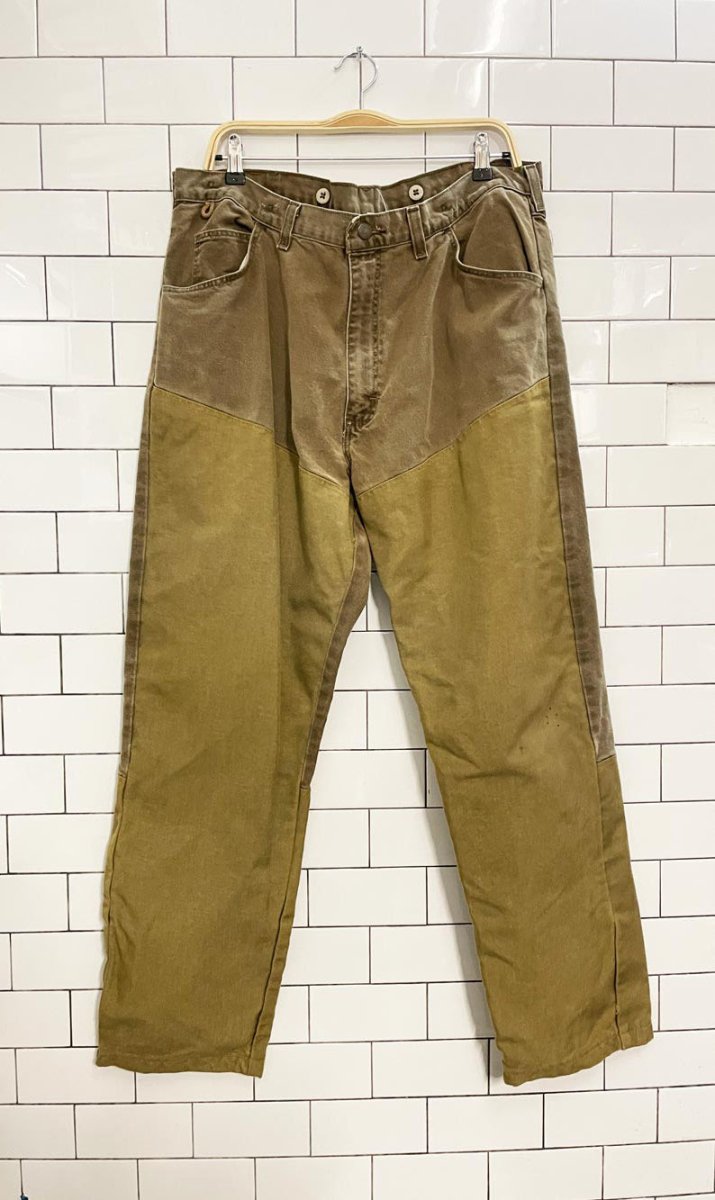 wrangler rugged wear double knee twill pants - good market thrift store