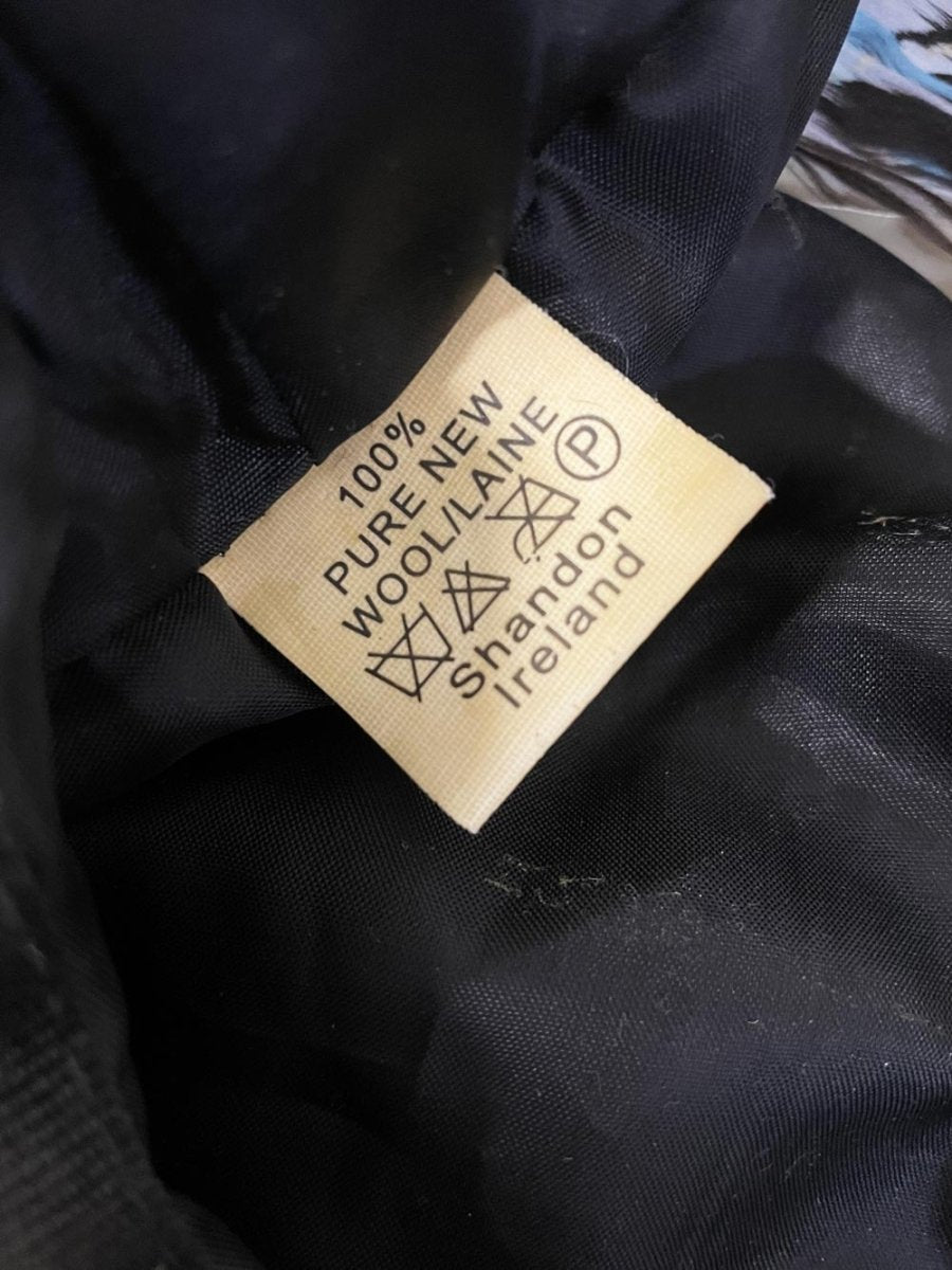 vintage shandon patchwork tweed wool flat cap - good market thrift store