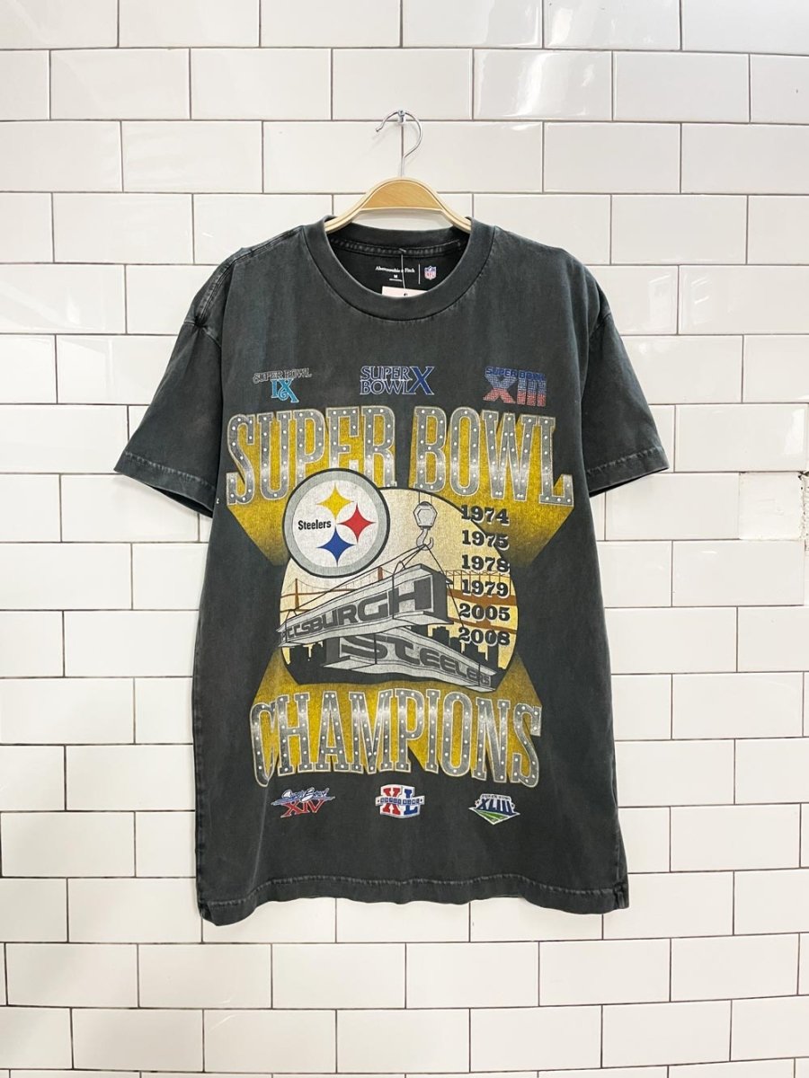 abercrombie 2008 steelers super bowl champions tee - good market thrift store