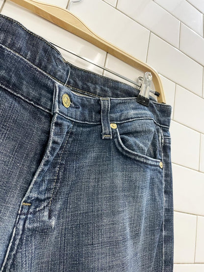 y2k 7 for all mankind dojo low rise flare leg jeans - good market thrift store