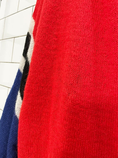 motel italy mohair - blend balloon sleeve sweater - good market thrift store