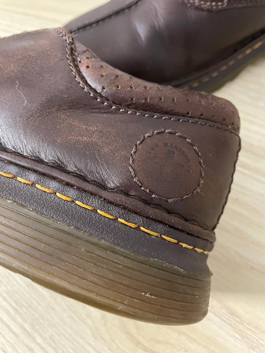 vintage doc martens nevin leather oxford shoes - good market thrift store