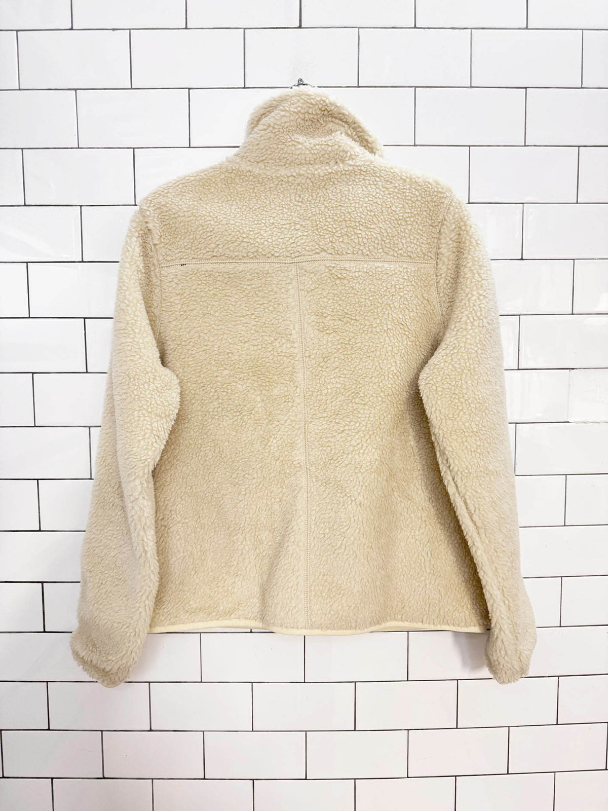 ll bean sherpa fleece snap button short jacket