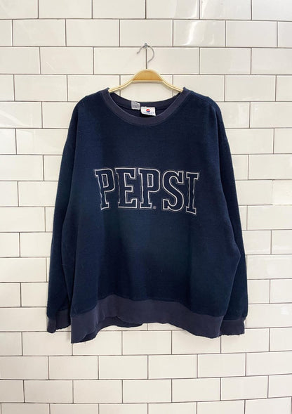 vintage pepsi reverse weave big logo sweatshirt - good market thrift store