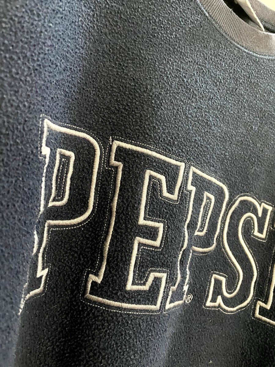 vintage pepsi reverse weave big logo sweatshirt - good market thrift store