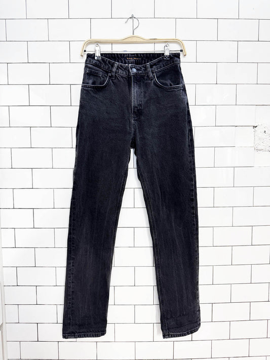nudie denim regular straight jeans