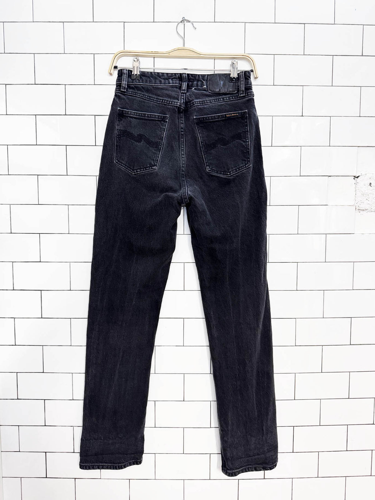 nudie denim regular straight jeans