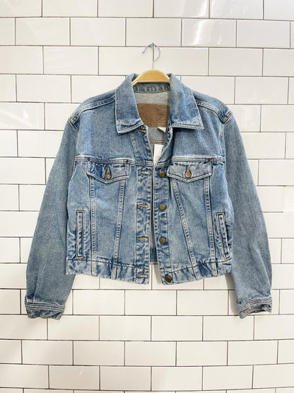 vintage 90s liz claiborne denim jacket - good market thrift store