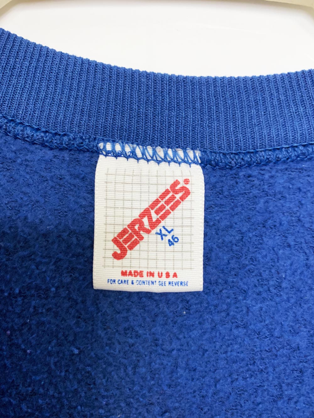 vintage 90s jerzees rodeo embroidery sweatshirt | made in usa