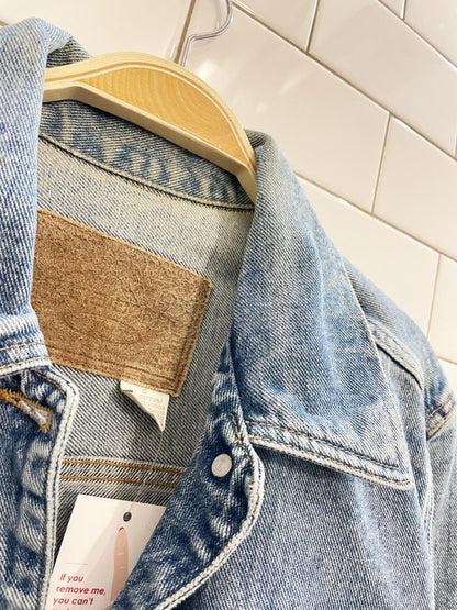 vintage 90s liz claiborne denim jacket - good market thrift store