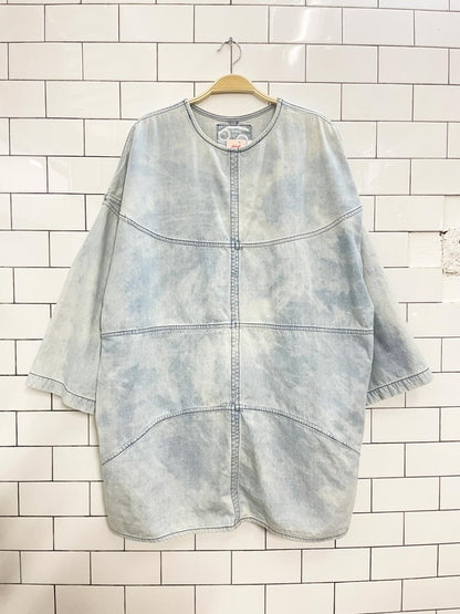 69 safari oversized denim dress - good market thrift store