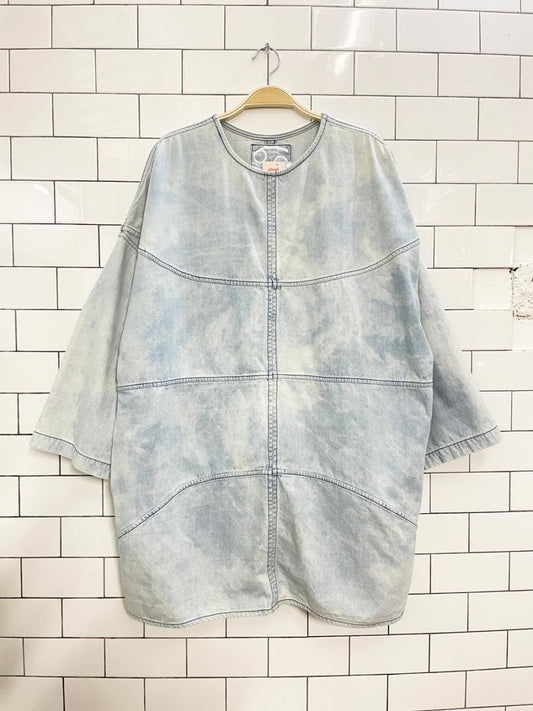 69 safari oversized denim dress - good market thrift store