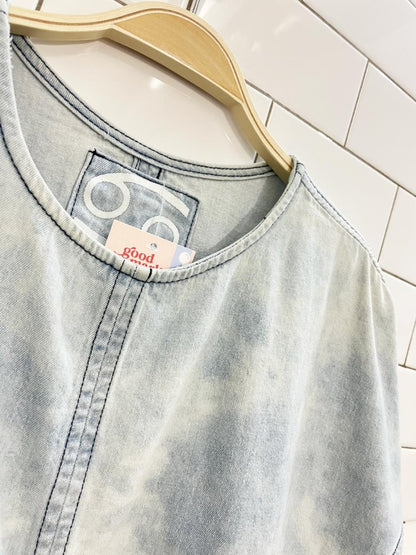 69 safari oversized denim dress - good market thrift store