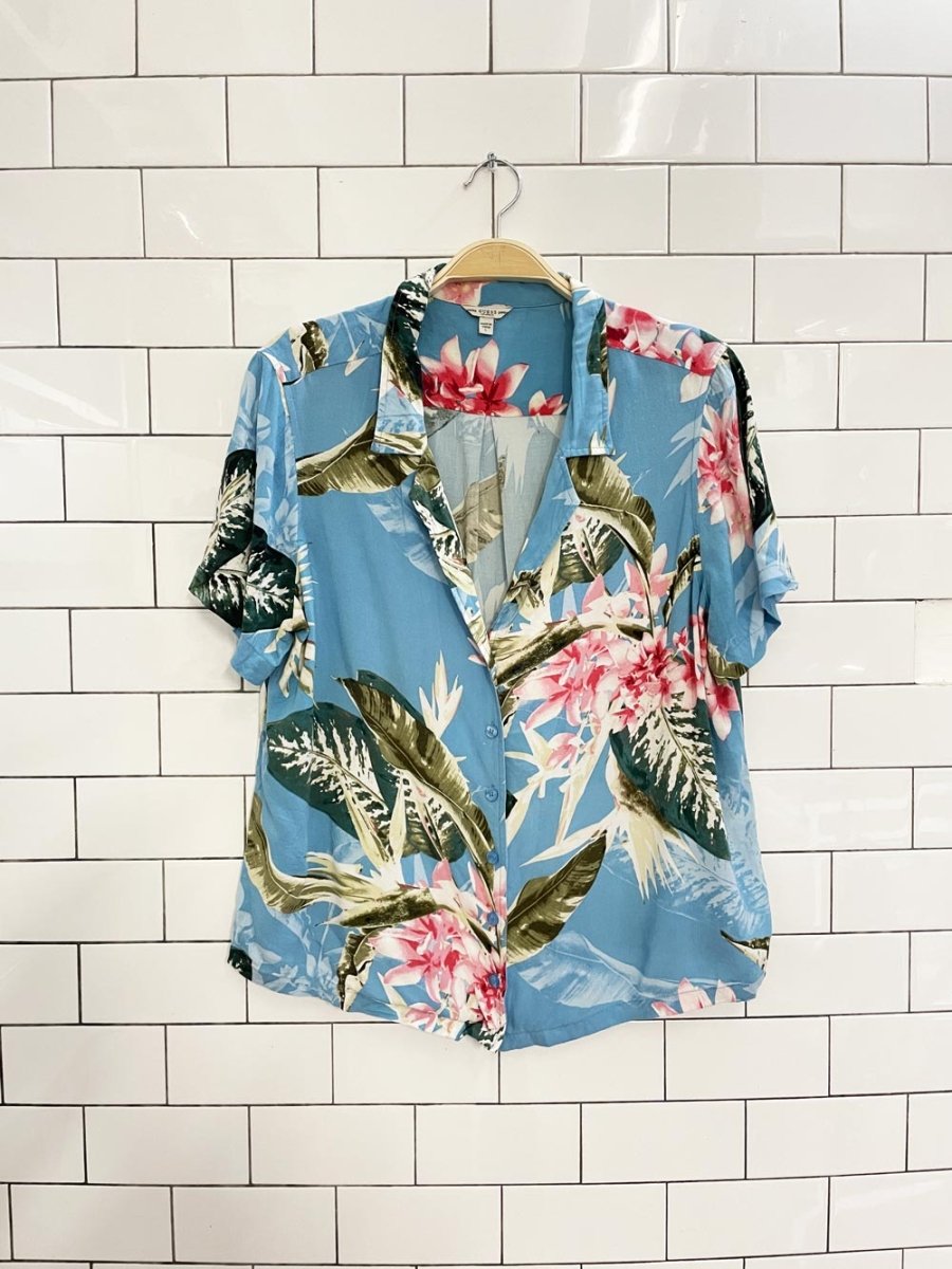 guess tropical camp shirt - good market thrift store