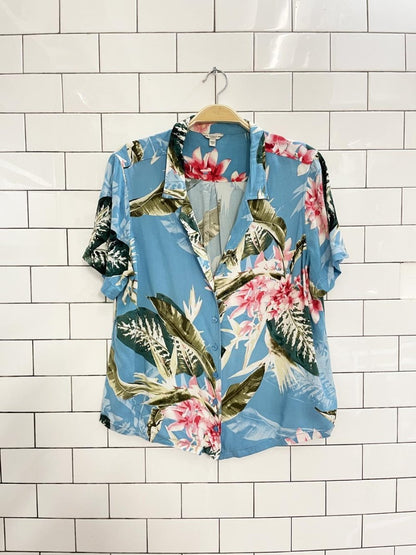 guess tropical camp shirt - good market thrift store