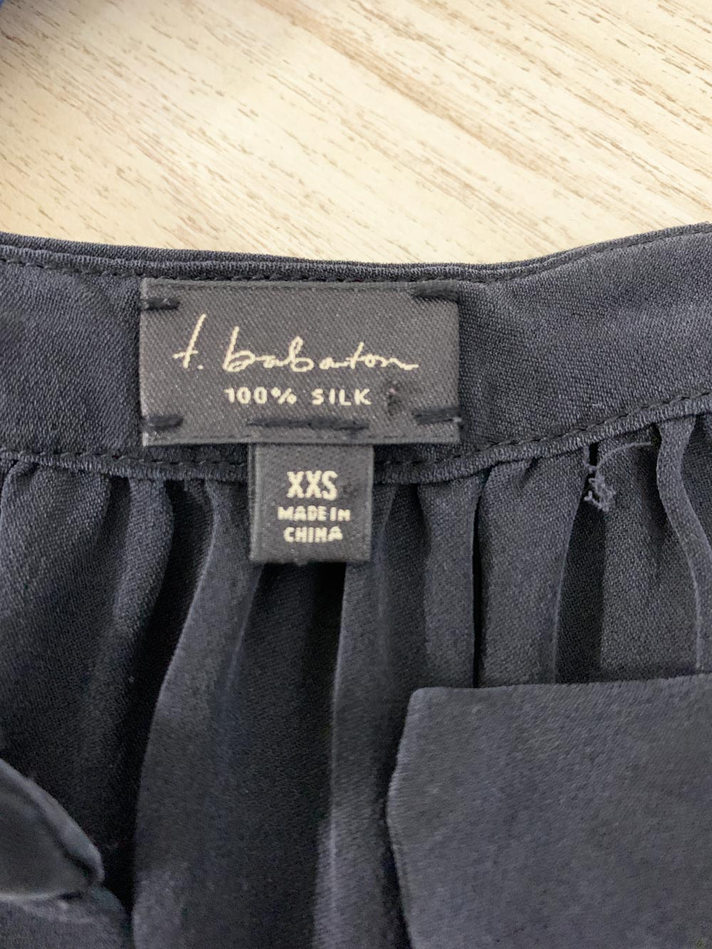 t babaton 100% silk full button shirt | aritzia
