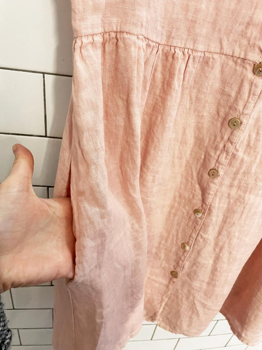 jillian harris x priv hamptons 100% linen dress - good market thrift store