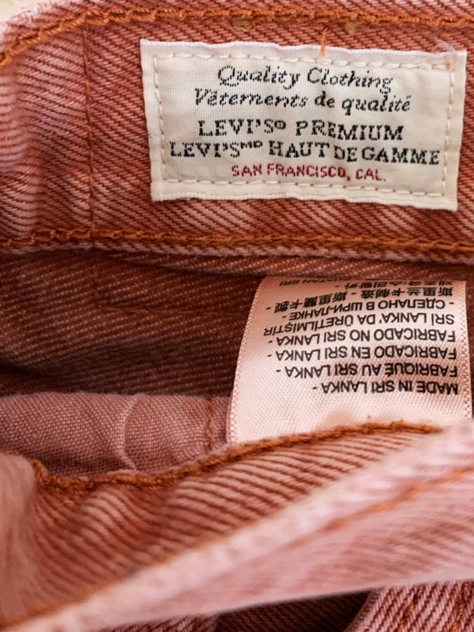 levi's 501 cut off distressed denim shorts