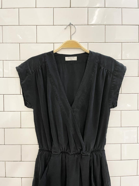 babaton corbett relaxed silk romper - good market thrift store
