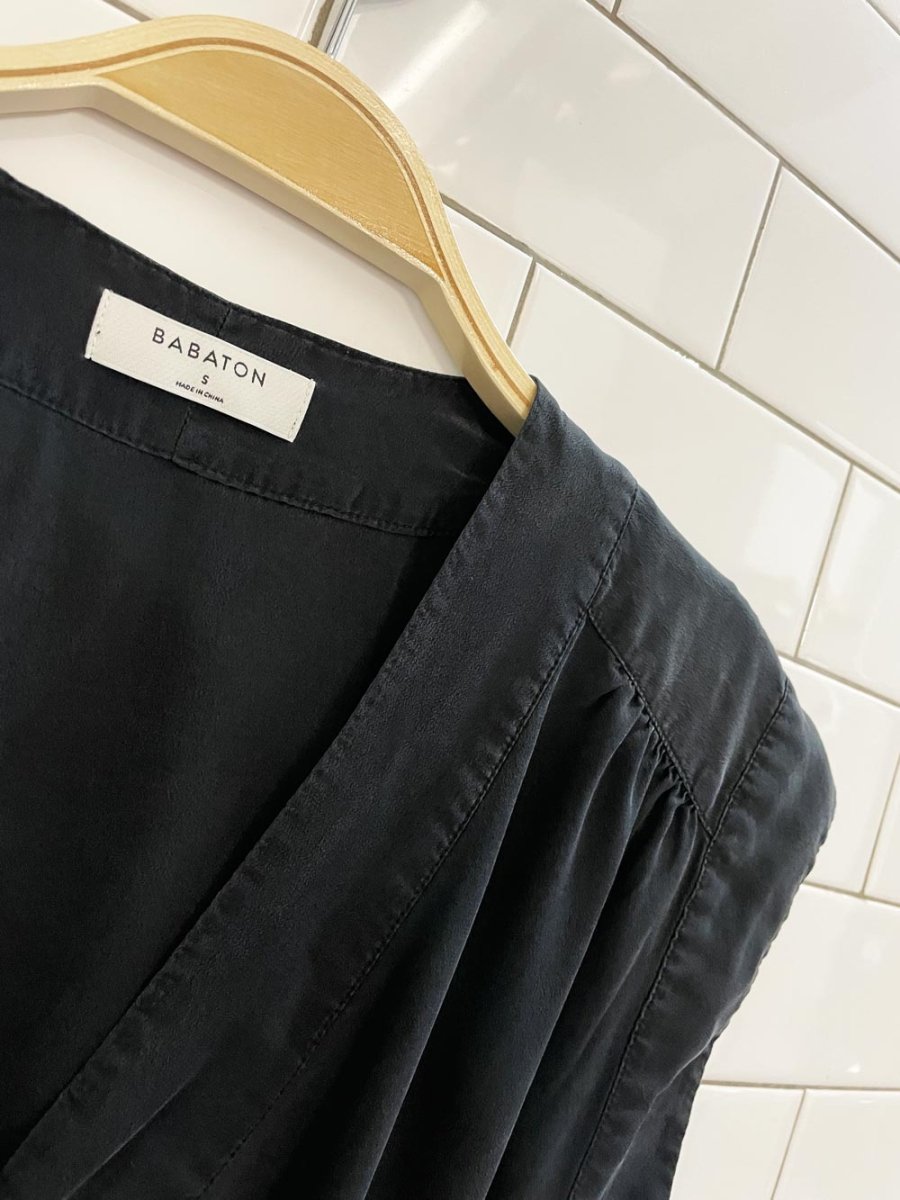 babaton corbett relaxed silk romper - good market thrift store