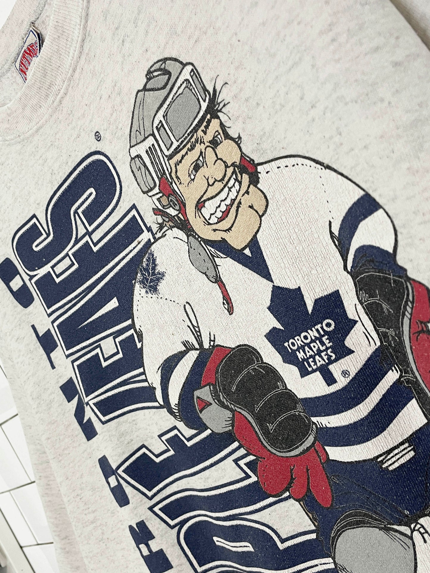 vintage 90s toronto maple leafs CCM sweatshirt | nutmeg mills | made in Canada