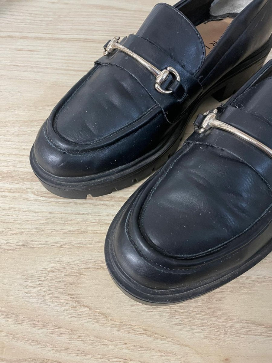 esprit alina faux leather chunky loafer - good market thrift store