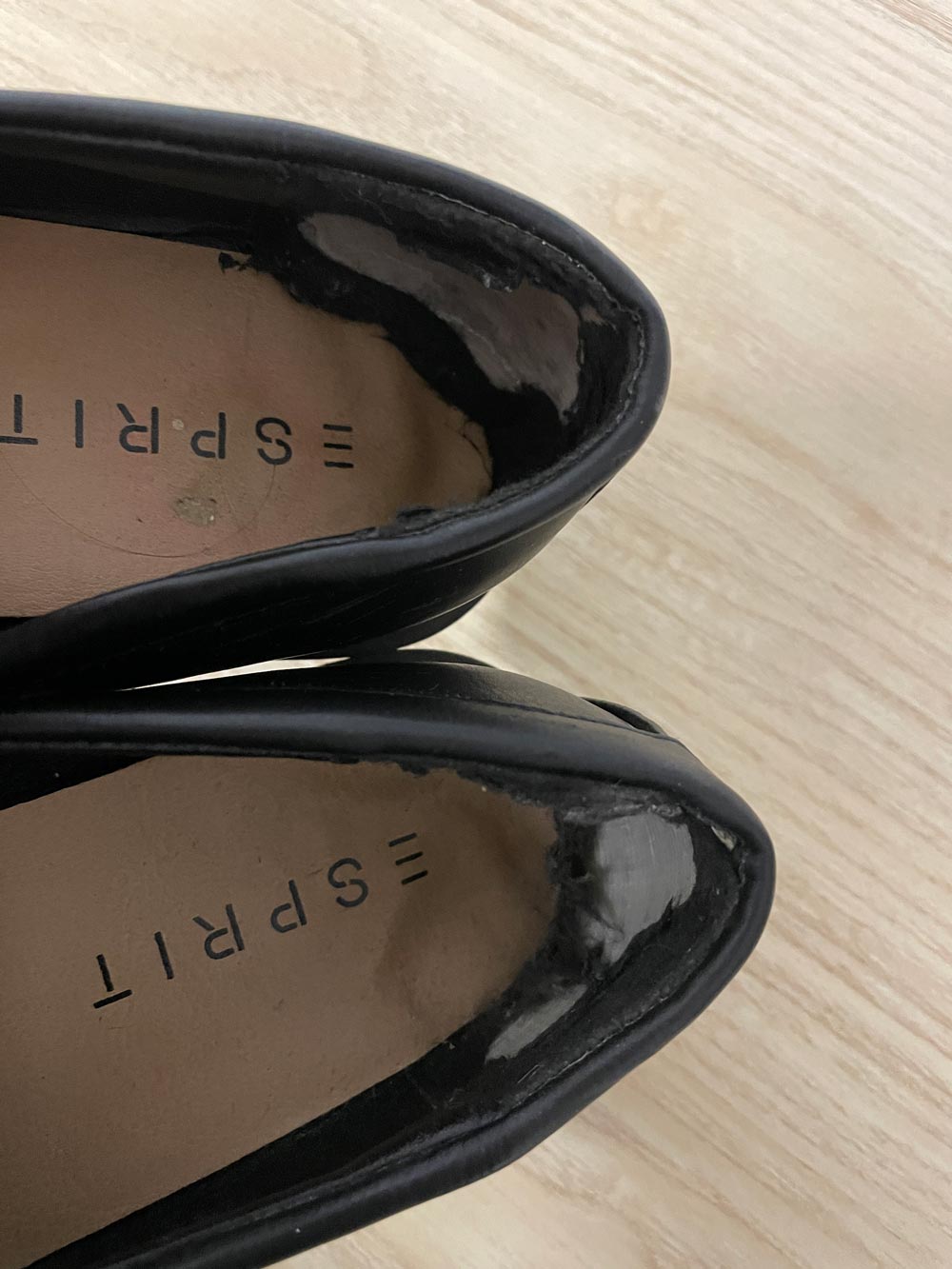 esprit alina faux leather chunky loafer - good market thrift store