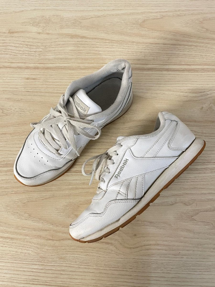 vintage 90s reebok classic white sneaker - good market thrift store