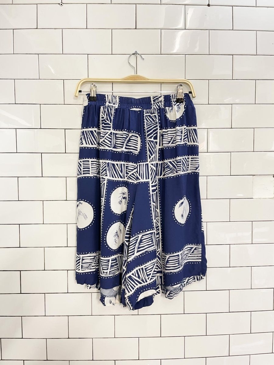 vintage 80s joseph ribkoff abstract shorts + jacket set - good market thrift store