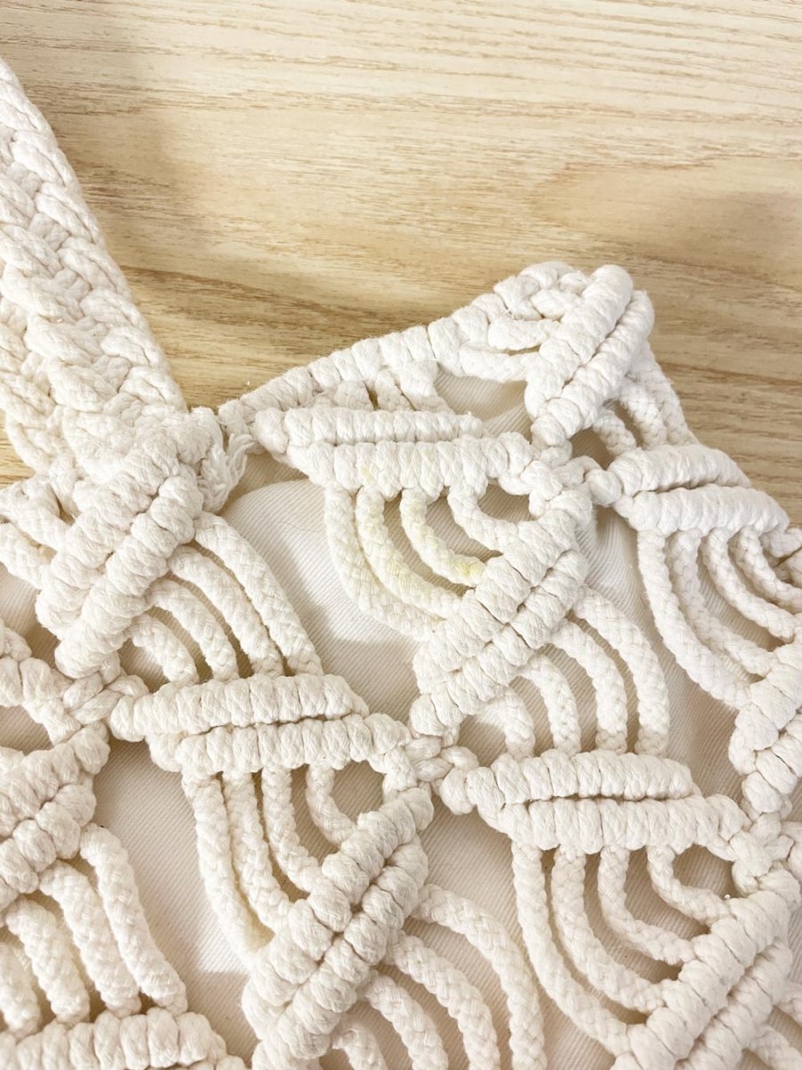 merona crochet shoulder tote - good market thrift store