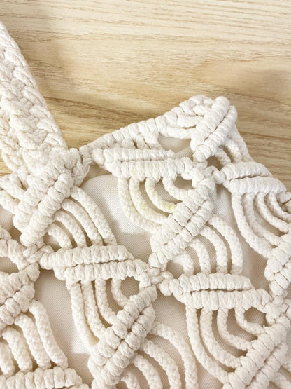 merona crochet shoulder tote - good market thrift store