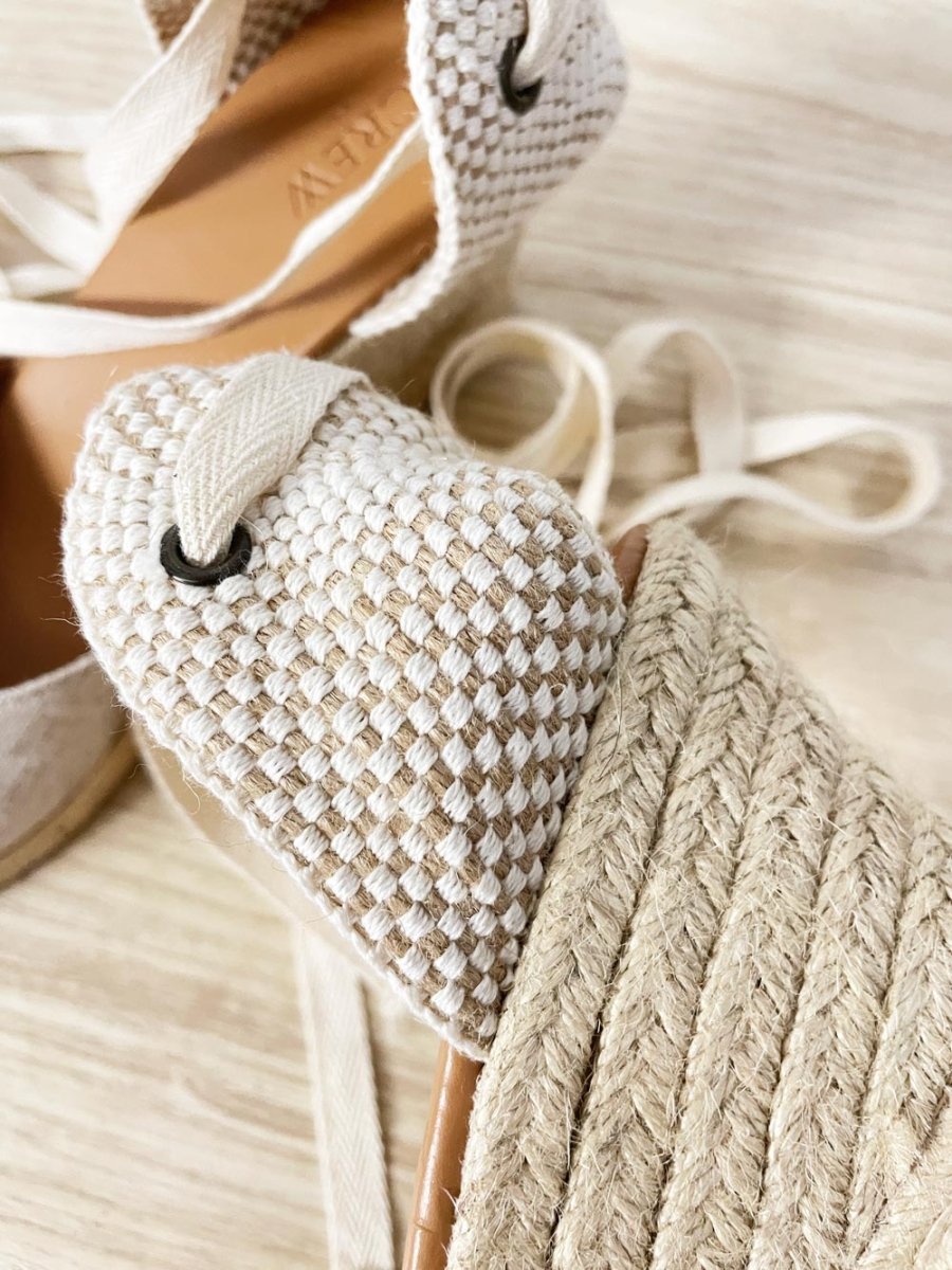 j crew wrap around ankle wedge espadrilles - good market thrift store