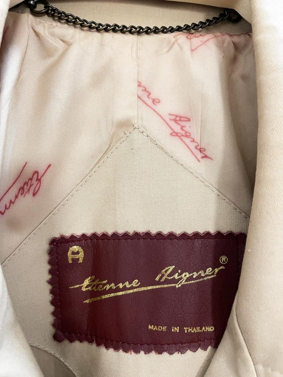 vintage etienne aigner classic trench coat - good market thrift store
