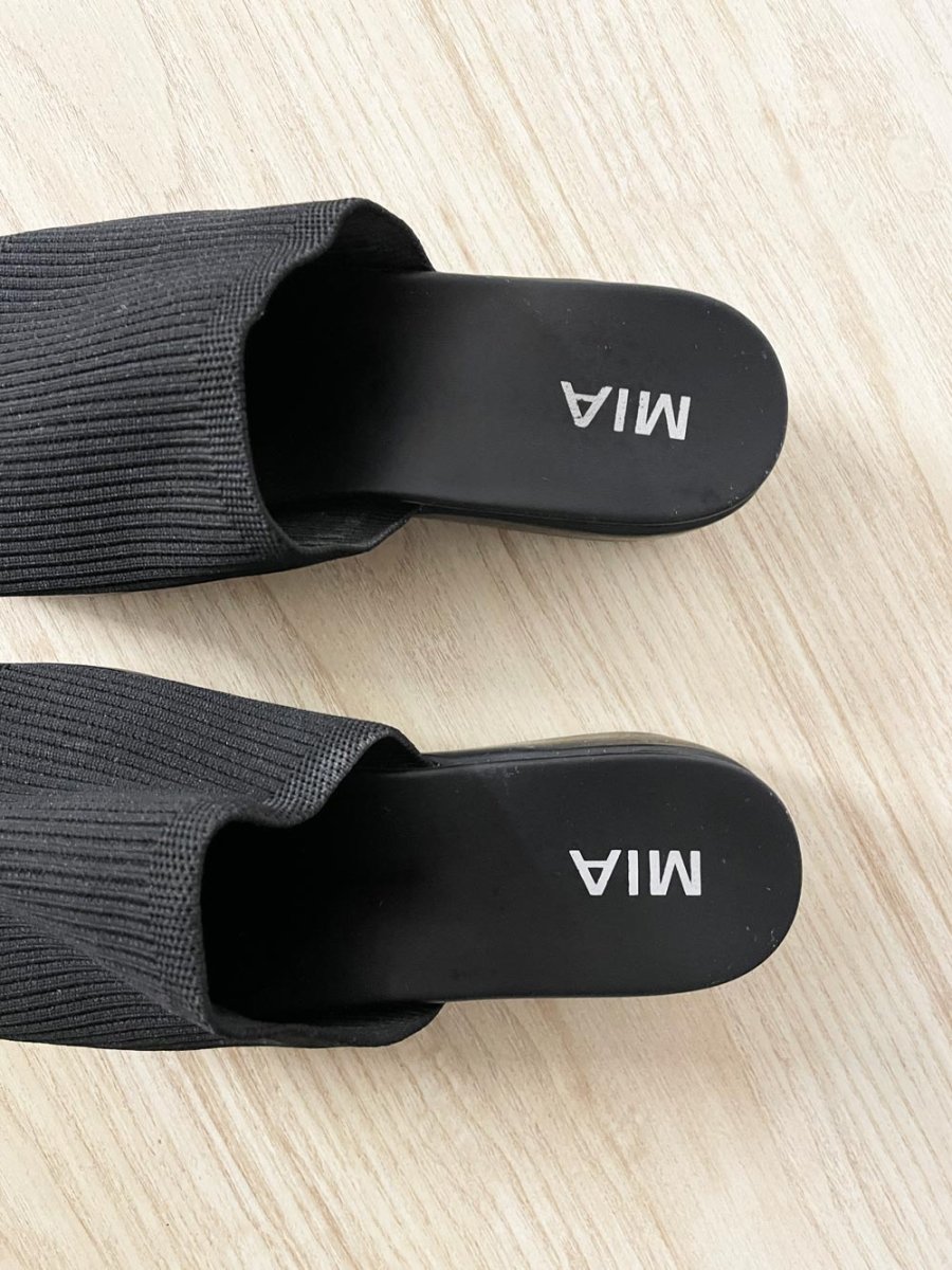 MIA platform slip on sandal - good market thrift store