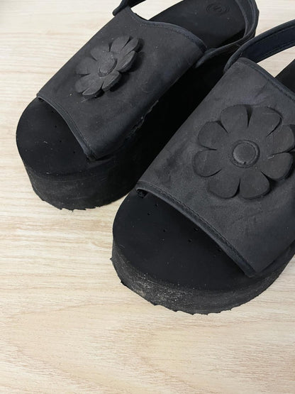 UO zoe eva platform flower sandal - good market thrift store