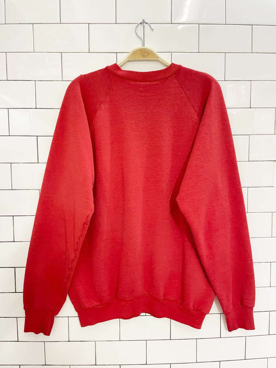vintage 90s chicago raglan sweatshirt | fruit of the loom - good market thrift store