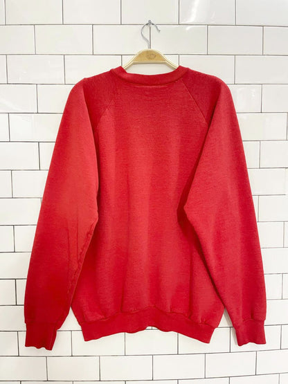 vintage 90s chicago raglan sweatshirt | fruit of the loom - good market thrift store