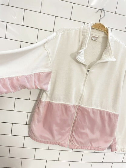 vintage 80s nike hidden block logo full zip sweatshirt - good market thrift store