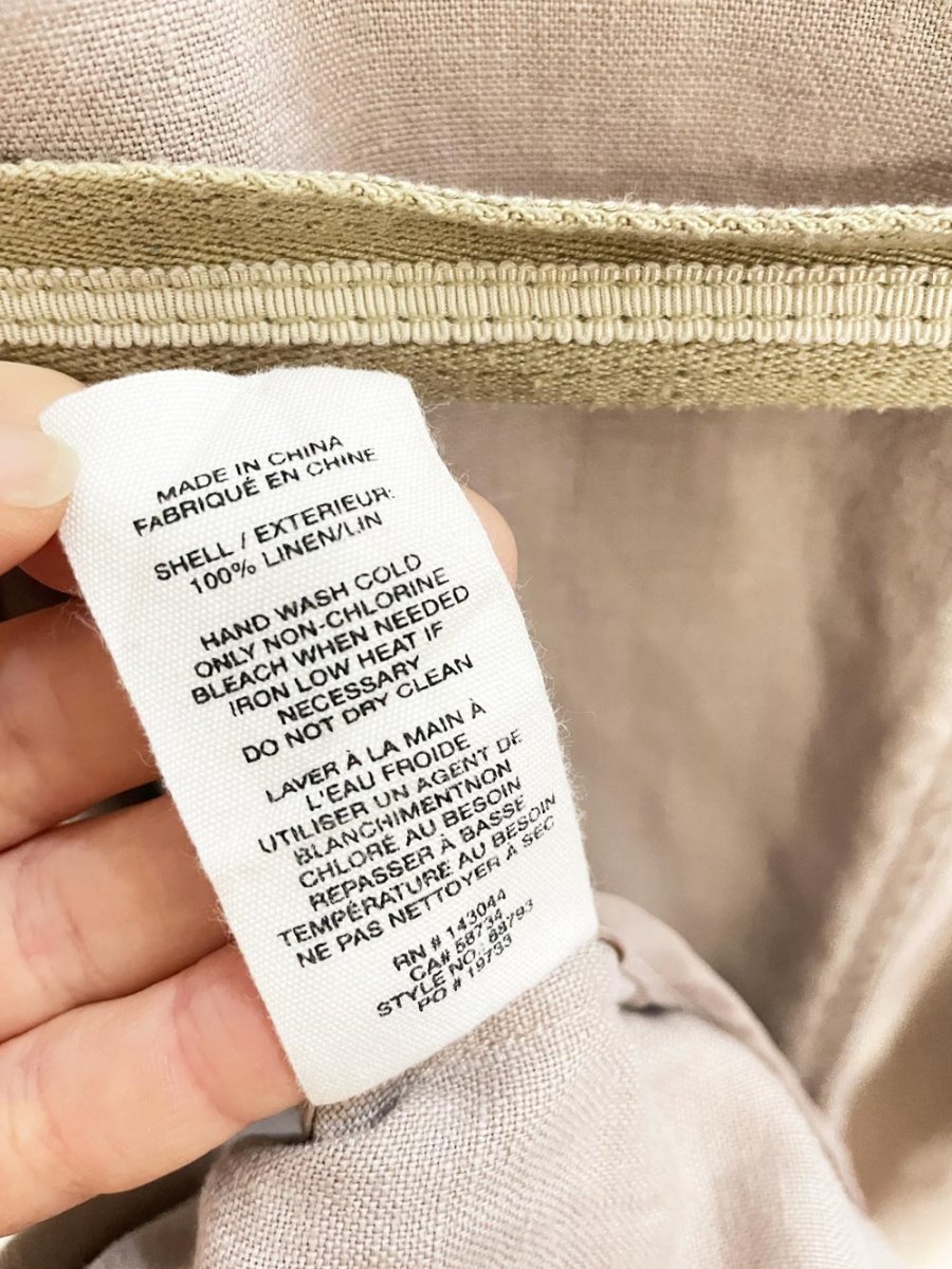 avec les filles 100% linen balloon sleeve trench coat | lagenlook | anthropologie - good market thrift store