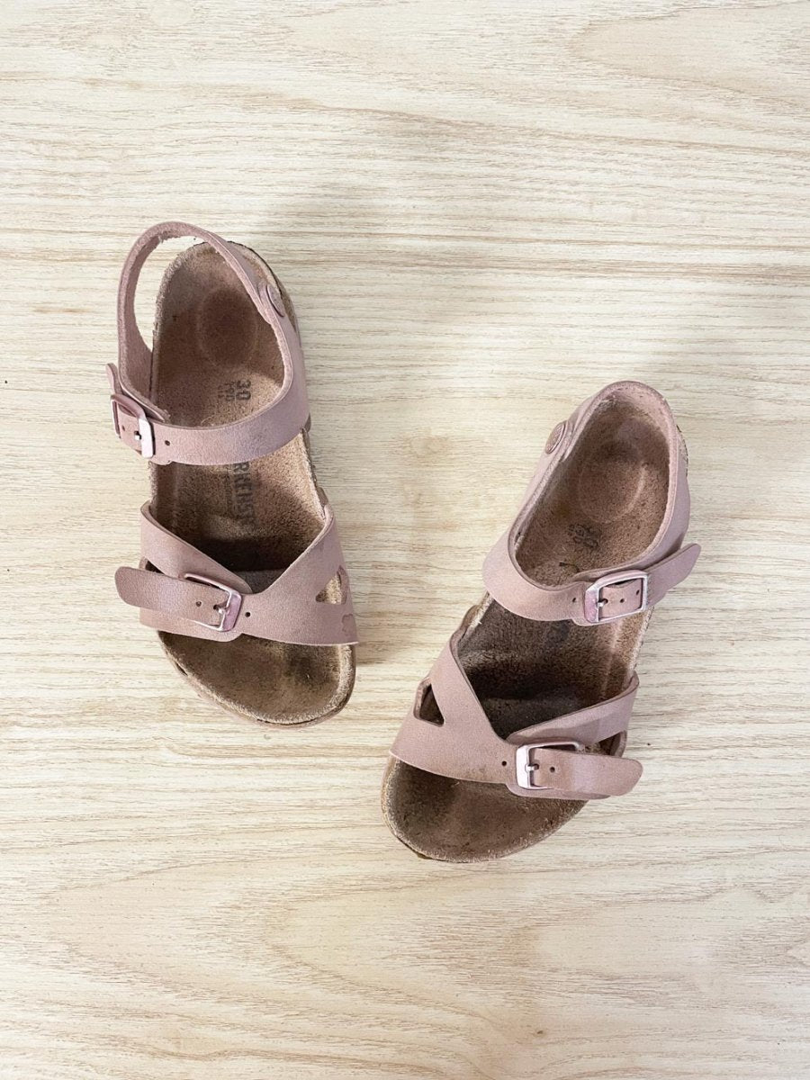 birkenstock colorado kids pink sandals - good market thrift store