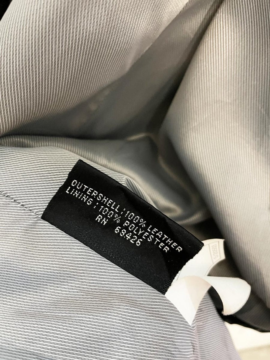 vintage wilsons soft leather belted trench coat - good market thrift store