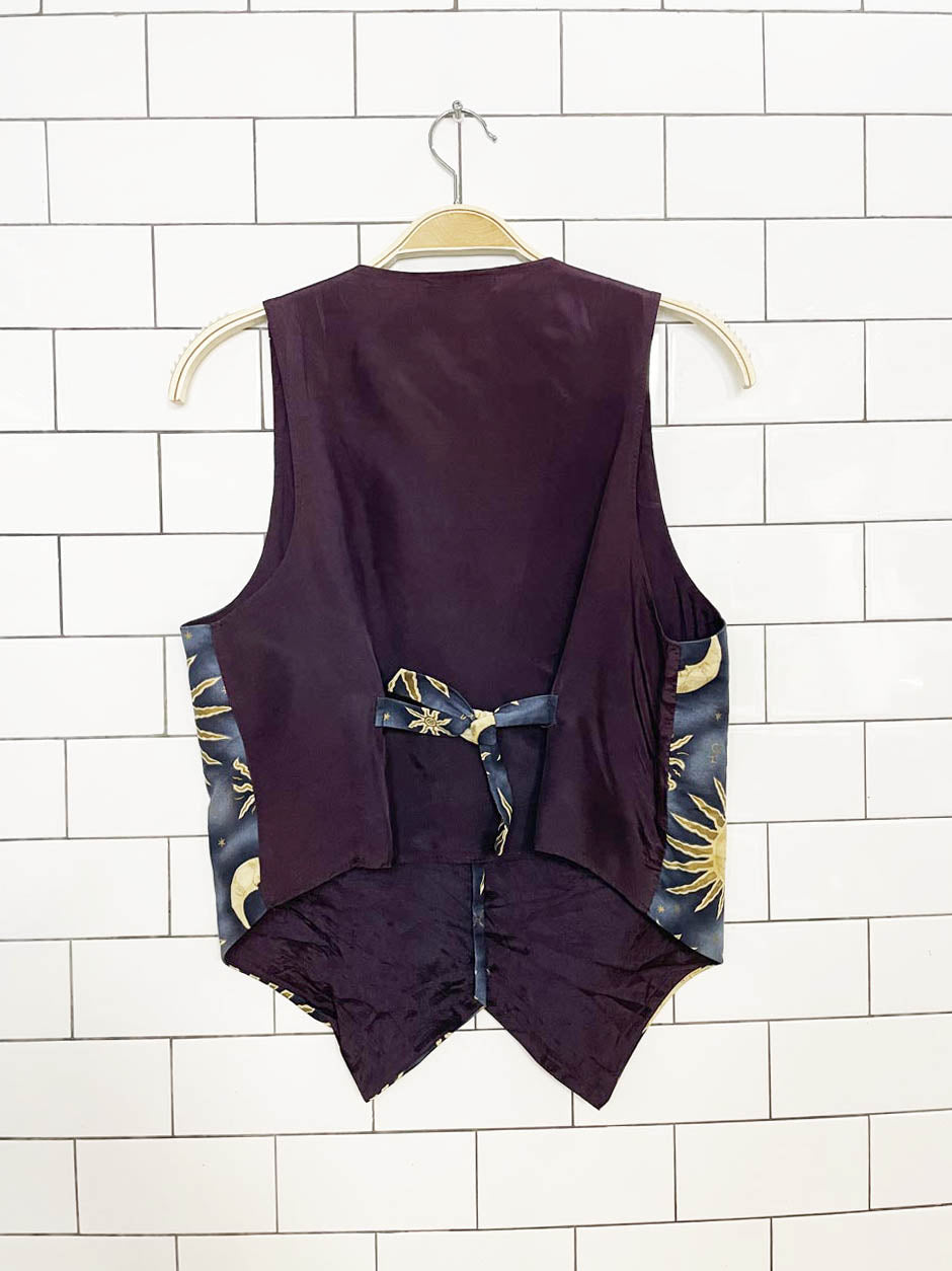 vintage 00s 111 main celestial sun moon vest