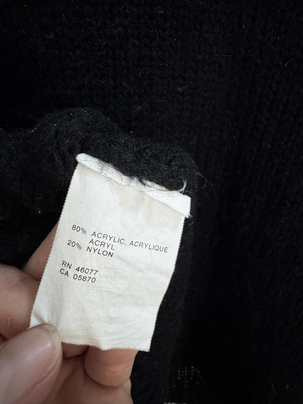 vintage 90s esprit spellout + stars knit sweater