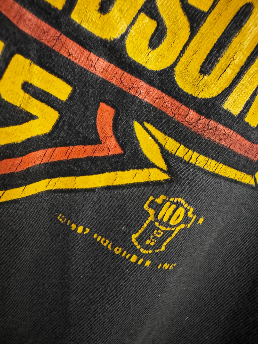 vintage 90s harley davidson single stitch rottweiller tee | made in USA