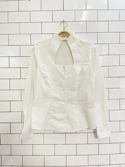 vintage nara camicie italy tuxedo shirt - good market thrift store