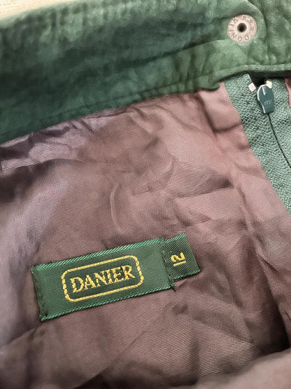 vintage 80s danier fringe wrap suede maxi skirt - good market thrift store