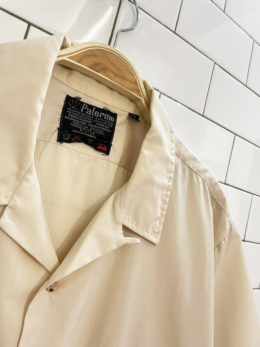 vintage 70s palermo short sleeve shirt - good market thrift store