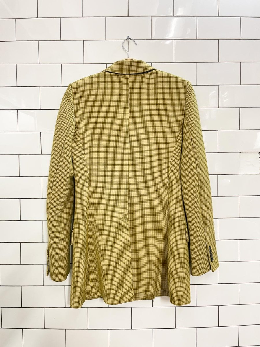 wilfred margaux micro window pane blazer - good market thrift store